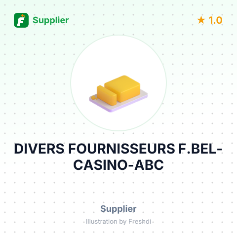 DIVERS FOURNISSEURS F.BEL-CASINO-ABC – summary card, no photo uploaded yet