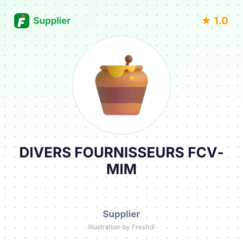 DIVERS FOURNISSEURS FCV-MIM – summary card, no photo uploaded yet