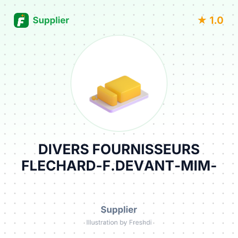 DIVERS FOURNISSEURS FLECHARD-F.DEVANT-MIM- – summary card, no photo uploaded yet