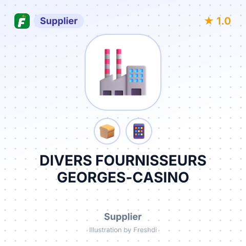 DIVERS FOURNISSEURS GEORGES-CASINO – summary card, no photo uploaded yet