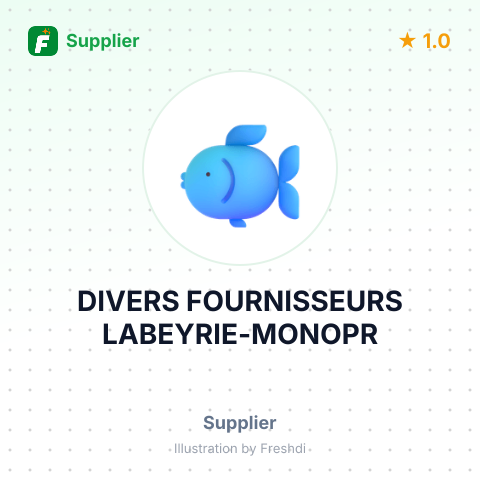 DIVERS FOURNISSEURS LABEYRIE-MONOPR – summary card, no photo uploaded yet