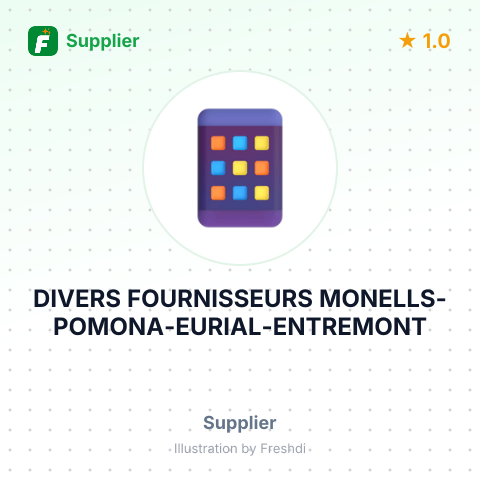 DIVERS FOURNISSEURS MONELLS-POMONA-EURIAL-ENTREMONT – summary card, no photo uploaded yet