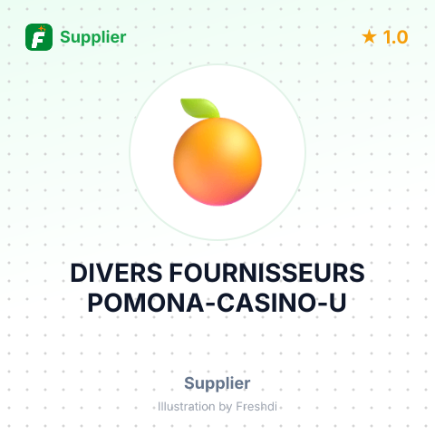 DIVERS FOURNISSEURS POMONA-CASINO-U – summary card, no photo uploaded yet
