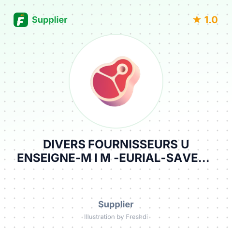 DIVERS FOURNISSEURS U ENSEIGNE-M I M -EURIAL-SAVEN – summary card, no photo uploaded yet