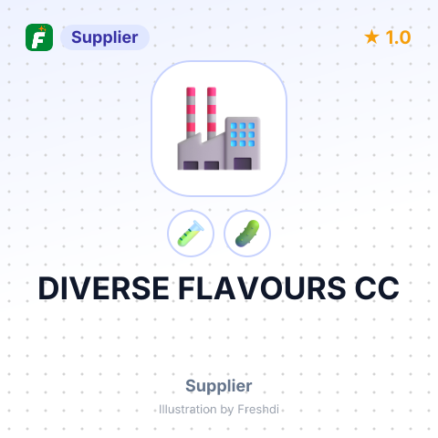 DIVERSE FLAVOURS CC – summary card, no photo uploaded yet