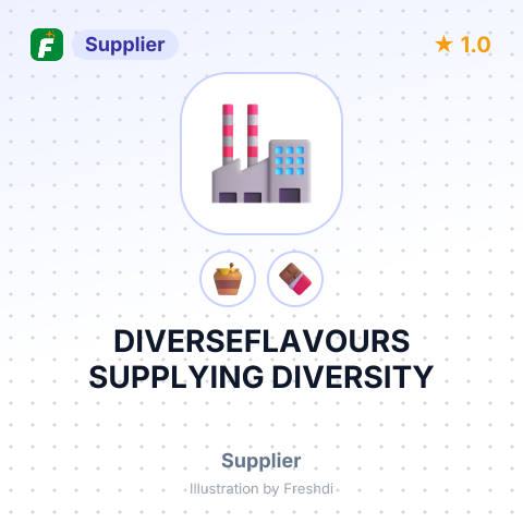 DIVERSEFLAVOURS SUPPLYING DIVERSITY – summary card, no photo uploaded yet