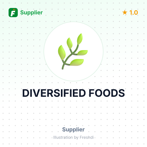 DIVERSIFIED FOODS – summary card, no photo uploaded yet