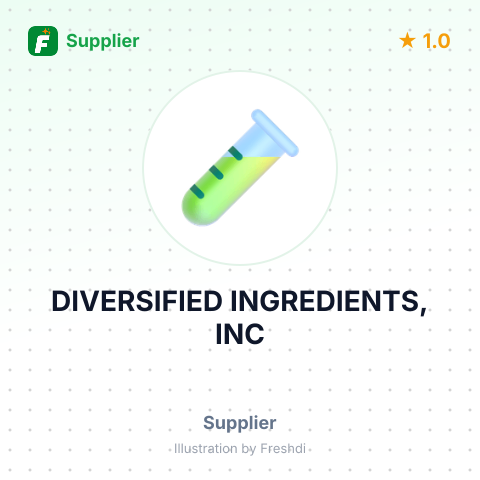 DIVERSIFIED INGREDIENTS, INC – summary card, no photo uploaded yet