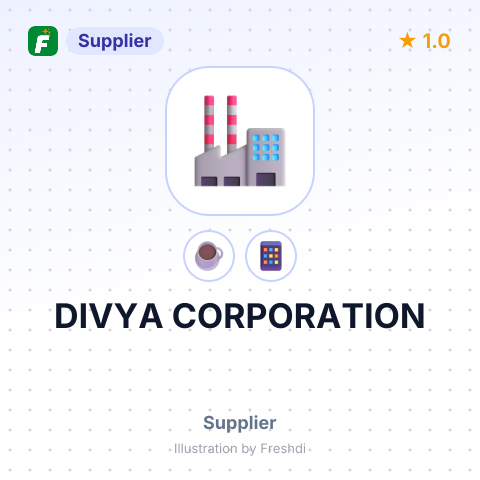 DIVYA CORPORATION – summary card, no photo uploaded yet