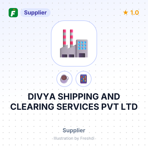 DIVYA SHIPPING AND CLEARING SERVICES PVT LTD – summary card, no photo uploaded yet
