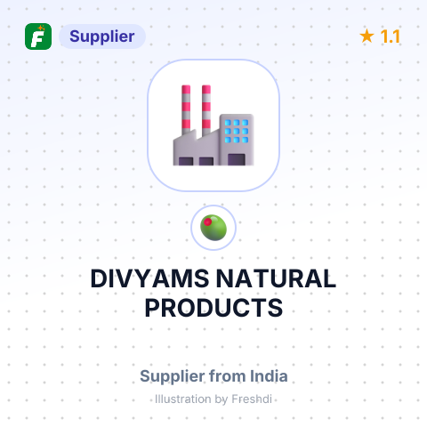 DIVYAMS NATURAL PRODUCTS – summary card, no photo uploaded yet