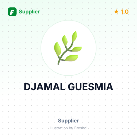 DJAMAL GUESMIA – summary card, no photo uploaded yet