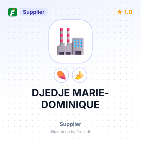 DJEDJE MARIE-DOMINIQUE – summary card, no photo uploaded yet