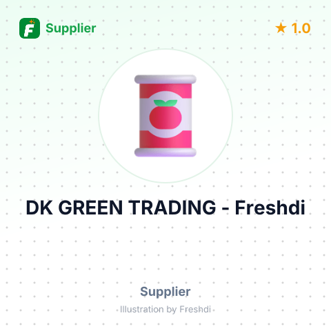 DK GREEN TRADING – summary card, no photo uploaded yet