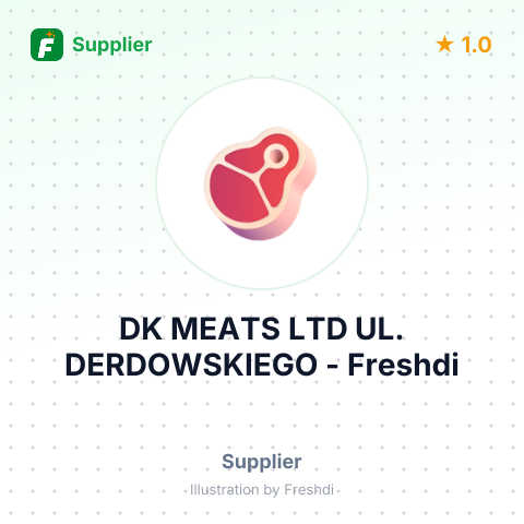 DK MEATS LTD UL. DERDOWSKIEGO – summary card, no photo uploaded yet