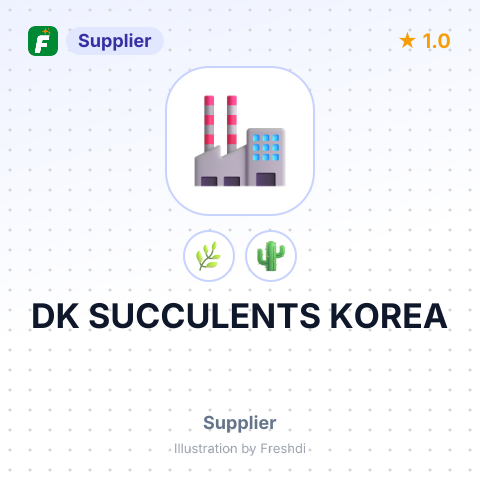 DK SUCCULENTS KOREA – summary card, no photo uploaded yet