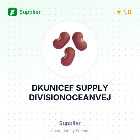 DKUNICEF SUPPLY DIVISIONOCEANVEJ – summary card, no photo uploaded yet