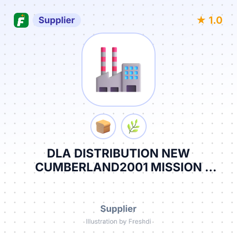 DLA DISTRIBUTION NEW CUMBERLAND2001 MISSION DRNEW CUMBERLAND PA17070NEW CUMBERLAND17070 PAUNITED STATES SC – summary card, no photo uploaded yet
