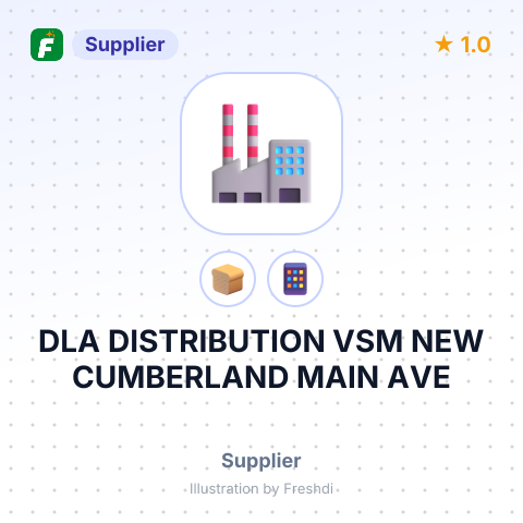 DLA DISTRIBUTION VSM NEW CUMBERLAND MAIN AVE – summary card, no photo uploaded yet