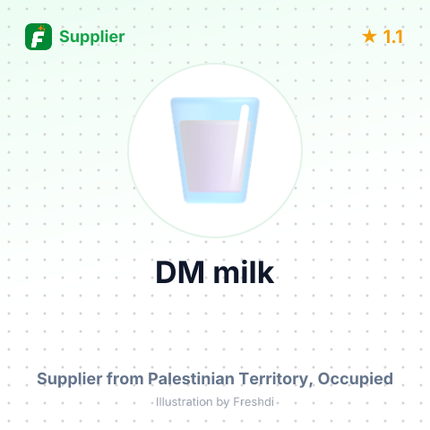DM milk – summary card, no photo uploaded yet