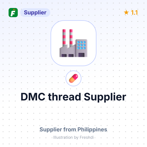 DMC thread Supplier – summary card, no photo uploaded yet