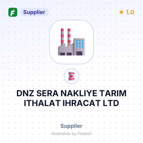 DNZ SERA NAKLIYE TARIM ITHALAT IHRACAT LTD – summary card, no photo uploaded yet