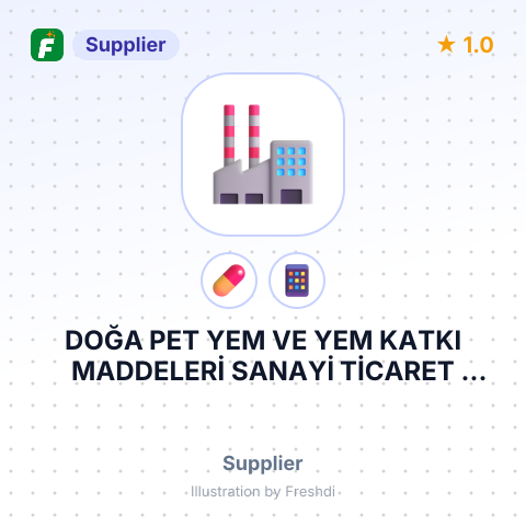 DOĞA PET YEM VE YEM KATKI MADDELERİ SANAYİ TİCARET LİMİTED ŞİRKETİ – summary card, no photo uploaded yet