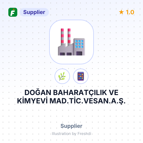 DOĞAN BAHARATÇILIK VE KİMYEVİ MAD.TİC.VESAN.A.Ş. – summary card, no photo uploaded yet