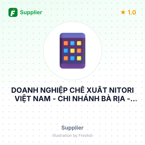 DOANH NGHIỆP CHẾ XUẤT NITORI VIỆT NAM - CHI NHÁNH BÀ RỊA - VŨNG TÀU – summary card, no photo uploaded yet