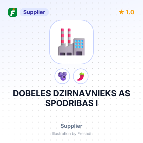 DOBELES DZIRNAVNIEKS AS SPODRIBAS I – summary card, no photo uploaded yet