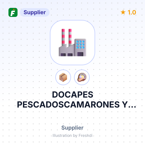 DOCAPES PESCADOSCAMARONES Y MARISCOS SA – summary card, no photo uploaded yet