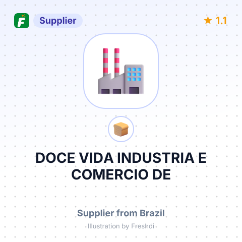 DOCE VIDA INDUSTRIA E COMERCIO DE – summary card, no photo uploaded yet