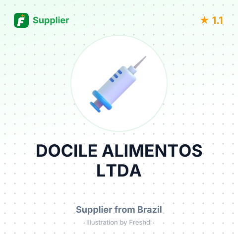 DOCILE ALIMENTOS LTDA – summary card, no photo uploaded yet