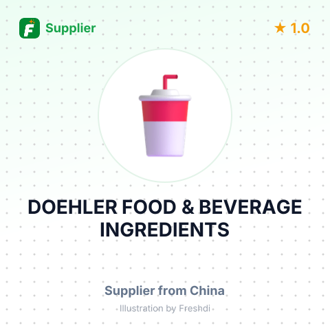 DOEHLER FOOD & BEVERAGE INGREDIENTS – summary card, no photo uploaded yet