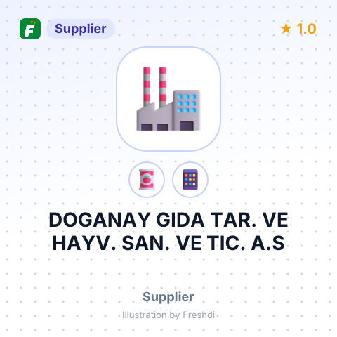 DOGANAY GIDA TAR. VE HAYV. SAN. VE TIC. A.S – summary card, no photo uploaded yet