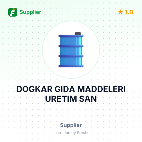 DOGKAR GIDA MADDELERI URETIM SAN – summary card, no photo uploaded yet