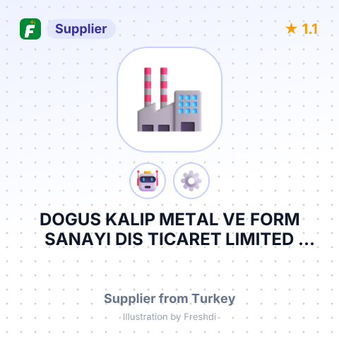 DOGUS KALIP METAL VE FORM SANAYI DIS TICARET LIMITED SIRKETI – summary card, no photo uploaded yet