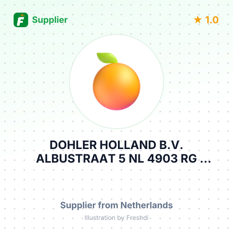 DOHLER HOLLAND B.V. ALBUSTRAAT 5 NL 4903 RG OOSTERHOUT – summary card, no photo uploaded yet