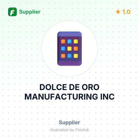DOLCE DE ORO MANUFACTURING INC – summary card, no photo uploaded yet