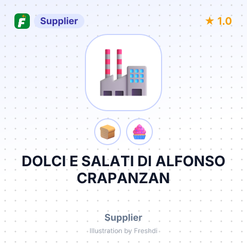 DOLCI E SALATI DI ALFONSO CRAPANZAN – summary card, no photo uploaded yet