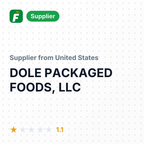 DOLE PACKAGED FOODS, LLC – summary card, no photo uploaded yet