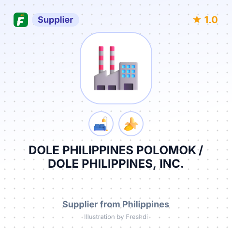 DOLE PHILIPPINES POLOMOK / DOLE PHILIPPINES, INC. – summary card, no photo uploaded yet