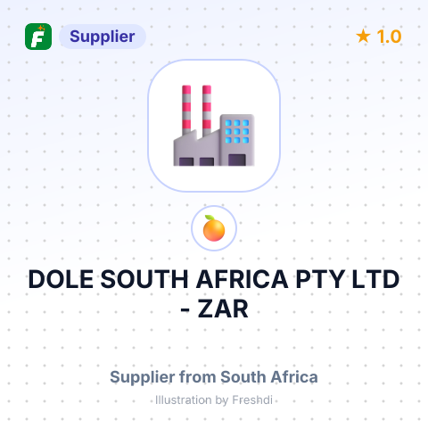 DOLE SOUTH AFRICA PTY LTD - ZAR – summary card, no photo uploaded yet