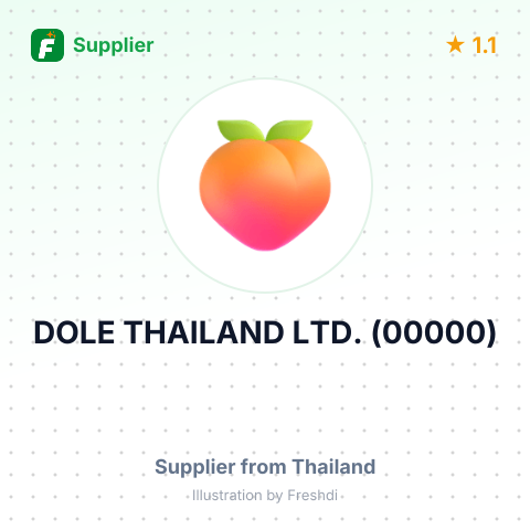 DOLE THAILAND LTD. (00000) – summary card, no photo uploaded yet