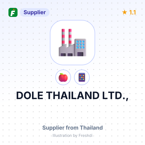 DOLE THAILAND LTD., – summary card, no photo uploaded yet
