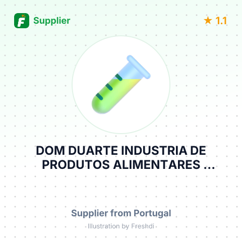 DOM DUARTE INDUSTRIA DE PRODUTOS ALIMENTARES UNIPESSOAL LDA. – summary card, no photo uploaded yet