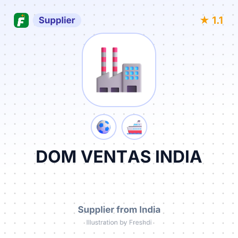 DOM VENTAS INDIA – summary card, no photo uploaded yet