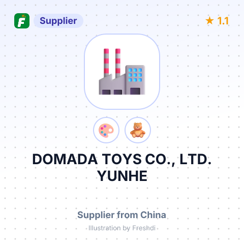 DOMADA TOYS CO., LTD. YUNHE – summary card, no photo uploaded yet