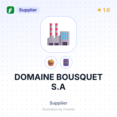 DOMAINE BOUSQUET S.A – summary card, no photo uploaded yet