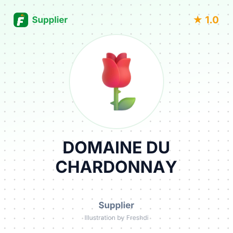 DOMAINE DU CHARDONNAY – summary card, no photo uploaded yet